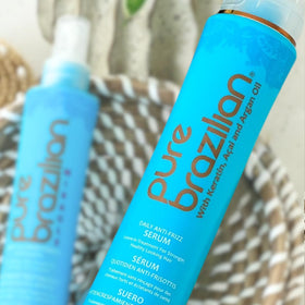 Pure Brazilian used by stylist in salon for fast smoothing and protection