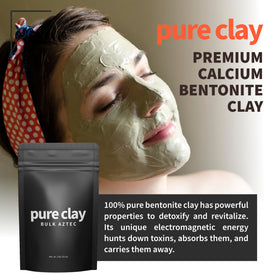 PURE CLAY in hair scalp treatment illustrating clarifying application and cleanse benefit