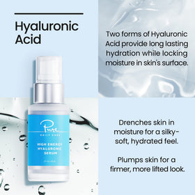 Pure Daily Care label detail highlighting ingredients and clinical-grade claim