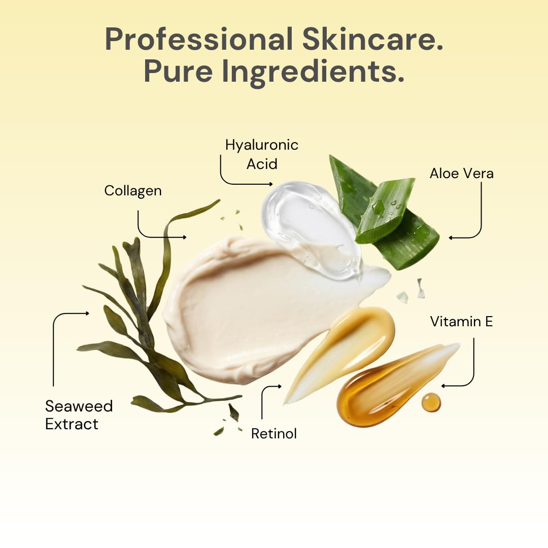Pure Kind mask in a spa-like setting promoting relaxation and self-care benefit