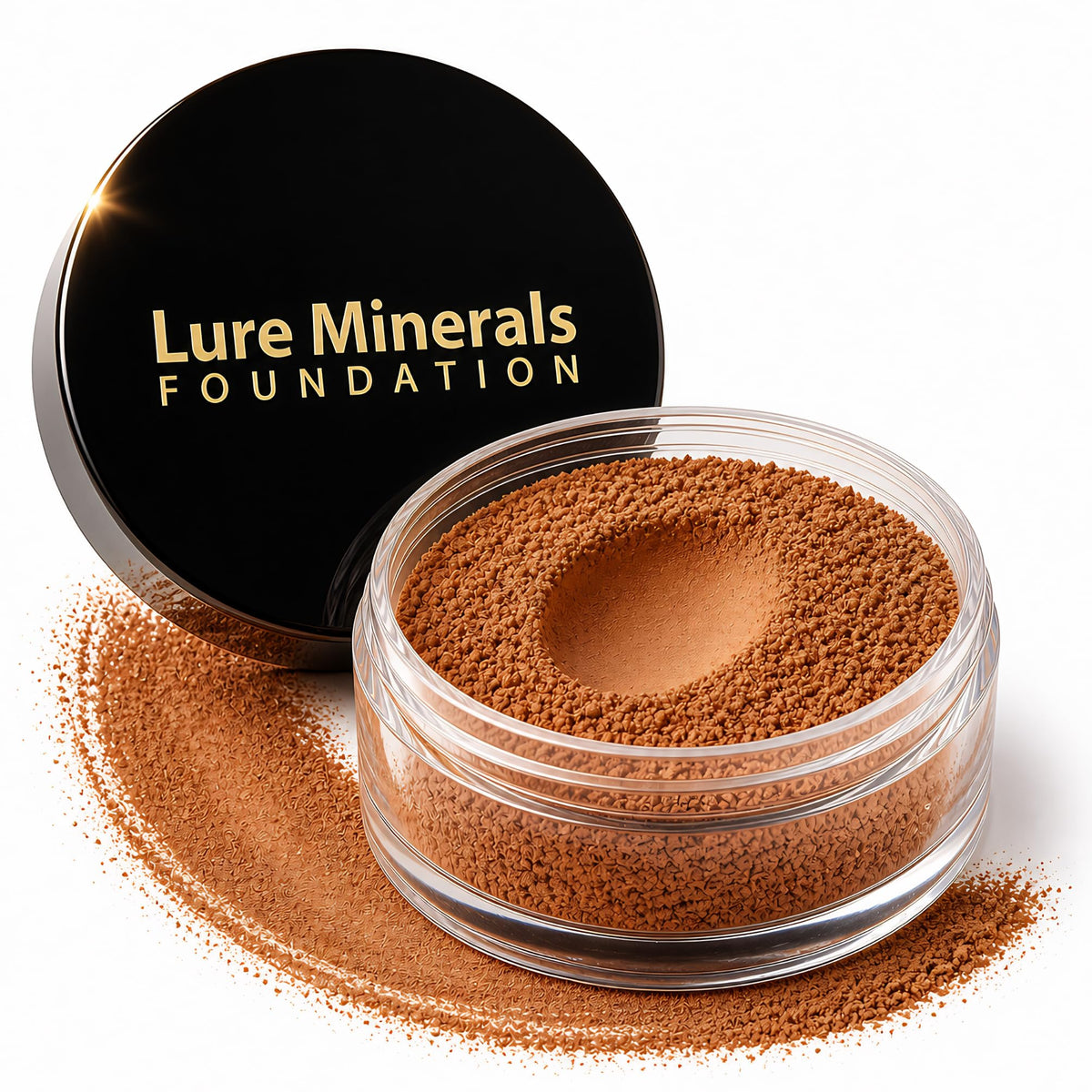 Pure Minerals jar front view showing bronze warmth shade and packaging benefit