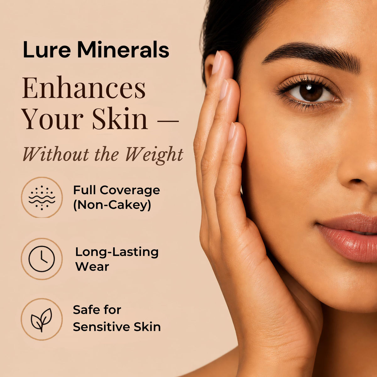 Pure Minerals open jar close-up of fine powder texture for smooth blending
