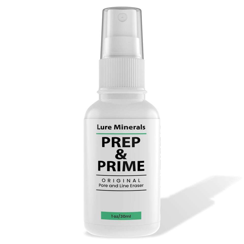 Pure Minerals primer jar front view showing clean packaging and product benefit