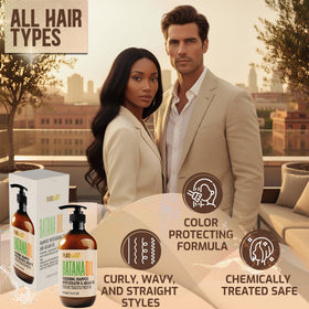 PURE NATURE LUX SPA shampoo in shower showing effective cleansing benefit