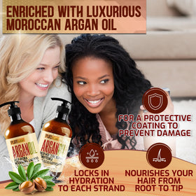 PURE NATURE LUX SPA label close-up highlighting keratin and ingredient clarity