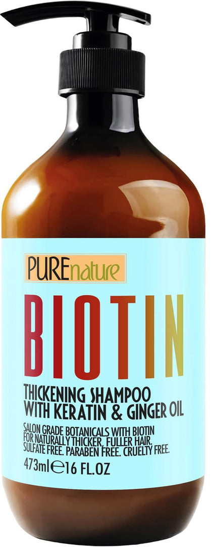 PURE NATURE LUX SPA front bottle showing volume-boost benefit