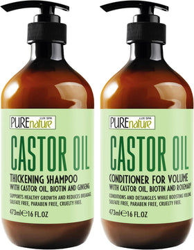 PURE NATURE LUX SPA front packaging showing duo and volume benefits