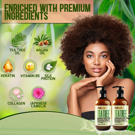 PURE NATURE LUX SPA shampoo lather on hand showing gentle cleansing action