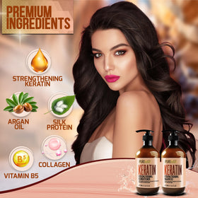 PURE NATURE LUX SPA argan oil and collagen ingredients close-up