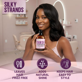 PURE NATURE LUX SPA size comparison in hand to show 16 fl oz practical volume