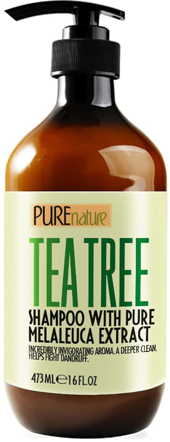 PURE NATURE LUX SPA front packaging showing 16 fl oz pump and branding, promotes clarity