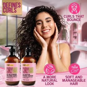 PURE NATURE LUX SPA conditioner texture showing slip for detangling