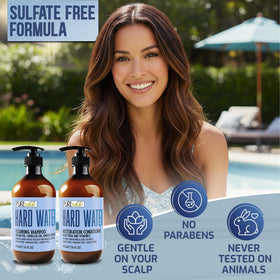 PURE NATURE LUX SPA shampoo lather texture demonstrating gentle cleansing action