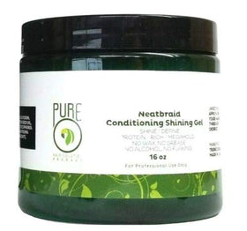 Pure O front packaging showing 16 oz jar delivering professional shine