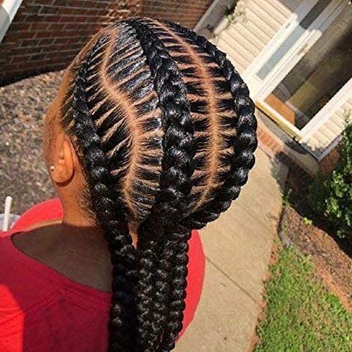 Pure O gel applied to braid demonstrating sleek hold and defined edges