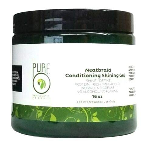 Pure O gel texture close-up highlighting smooth conditioning finish