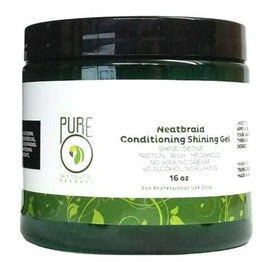 Pure O gel texture close-up highlighting smooth conditioning finish