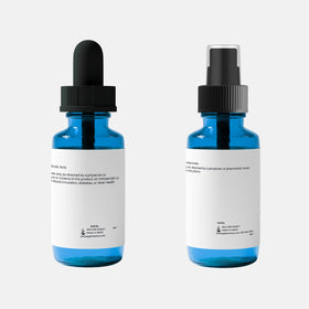 PURE ORIGINAL INGREDIENTS amber glass dropper detail highlighting precise dosing and professional quality