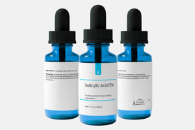 Pure Original Ingredients ingredient label detail listing salicylic acid and propylene glycol benefit: transparency