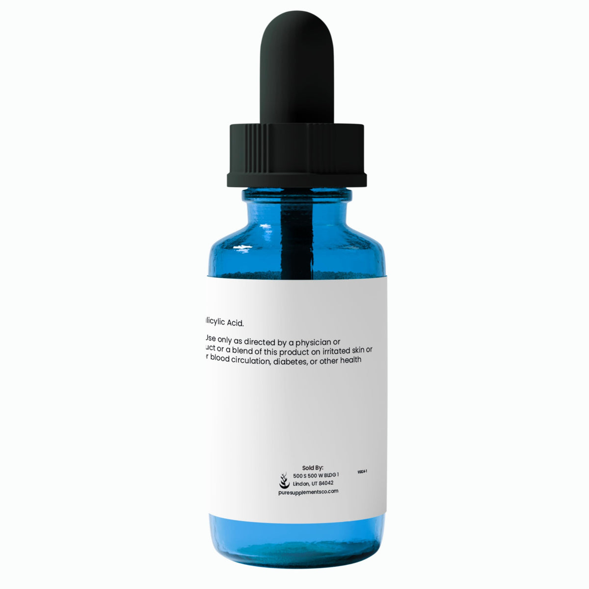 PURE ORIGINAL INGREDIENTS dropper dispensing solution into a mixing bowl benefit controlled formulation