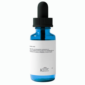 PURE ORIGINAL INGREDIENTS dropper dispensing solution into a mixing bowl benefit controlled formulation