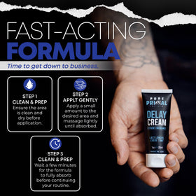 Pure Primal size comparison of 1oz tube for travel-friendly convenience