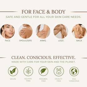 PURE REIGN in a bathroom routine setting illustrating daily use for smoother, bump-free skin