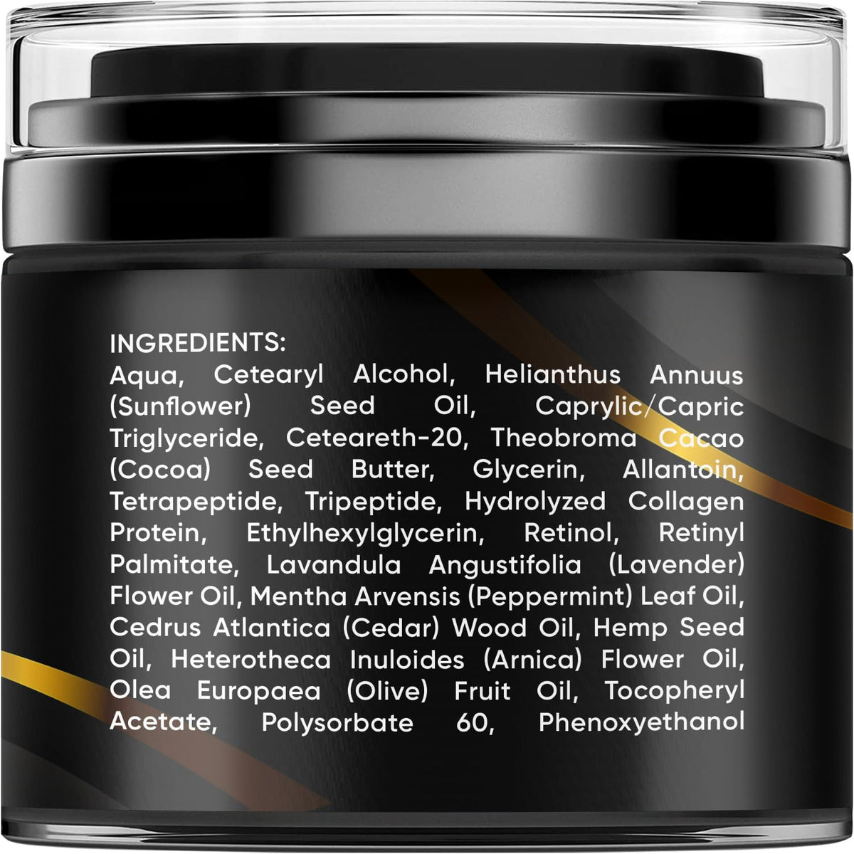 PURE RESEARCH applying cream to neck and decollete to improve firmness