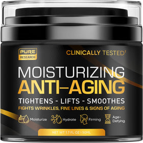 PURE RESEARCH front jar showing label and sleek packaging benefit clear identification