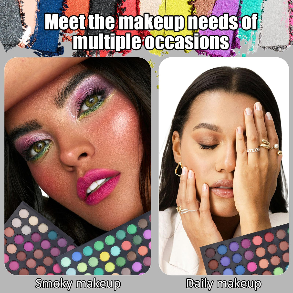 Pure Vie blush and highlighter section highlighting sculpting and glow benefits