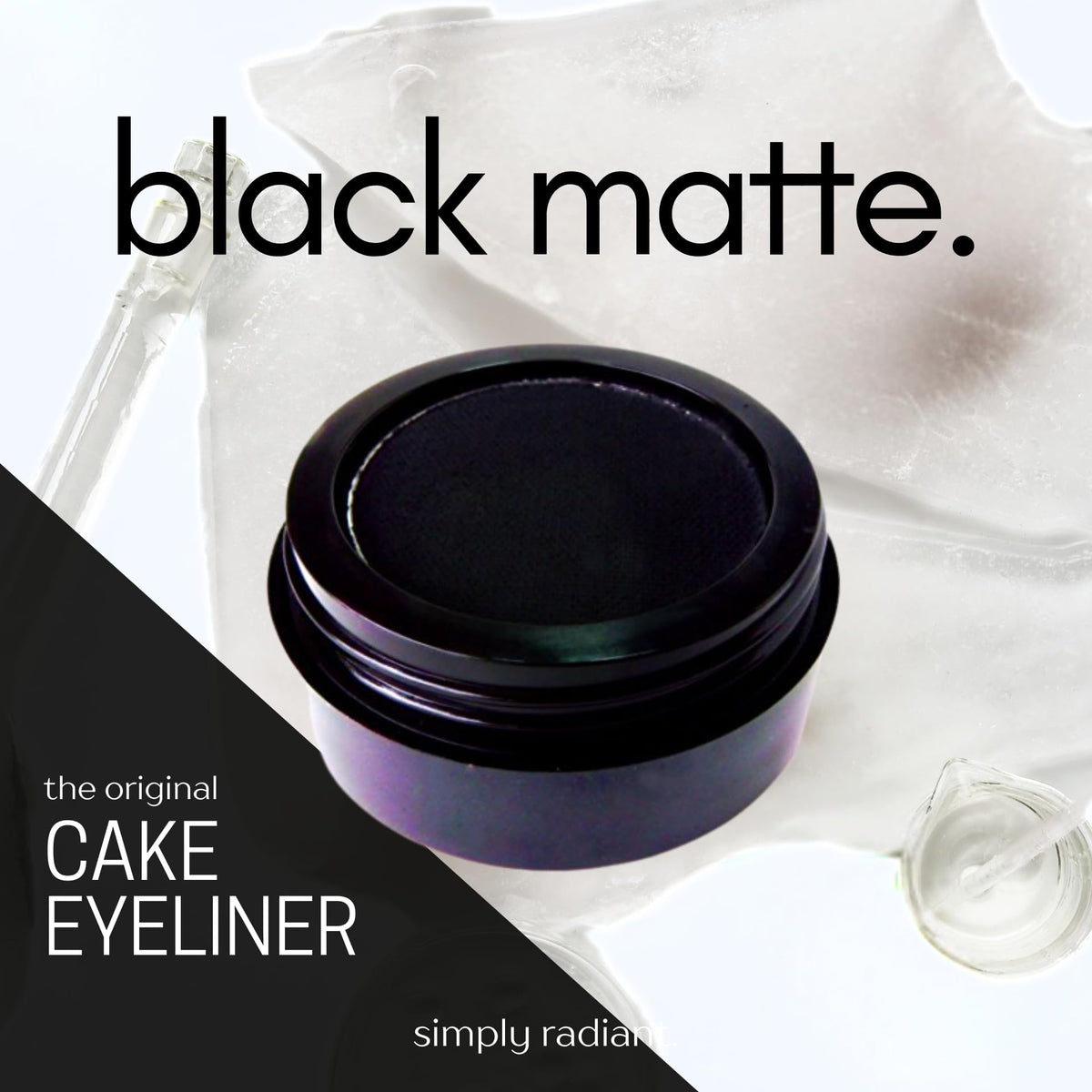 Pure Ziva applied on eyelid in lifestyle shot showing definition and finish
