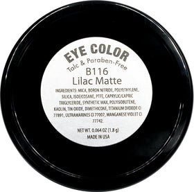 Pure Ziva close-up of lilac matte texture demonstrating smooth, blendable finish