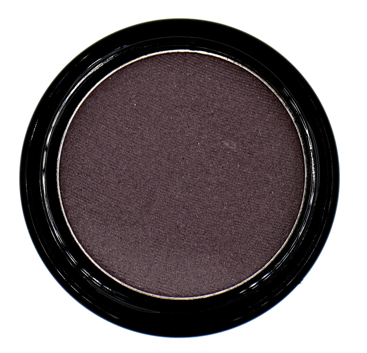 Pure Ziva front pan showing deep smokey plum shade and clean matte finish benefit