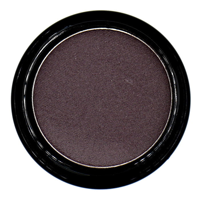 Pure Ziva front pan showing deep smokey plum shade and clean matte finish benefit