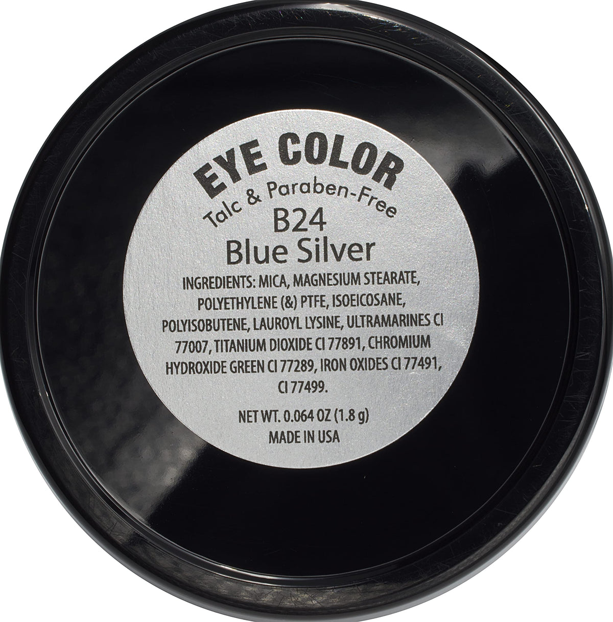 Pure Ziva close-up texture highlighting shimmer particles and smooth blendability