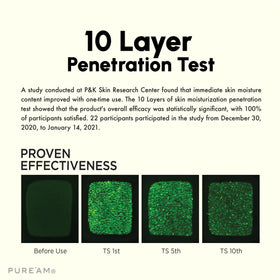 PURE'AM label ingredient list visible, reassures clean formulation
