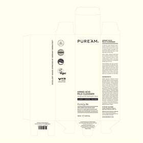 PURE'AM travel pouch with bottle showcasing portability and convenience