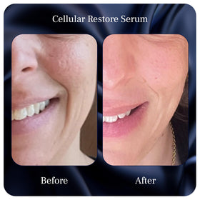 PUREANCE serum applied on hand highlighting quick absorption and non-greasy feel