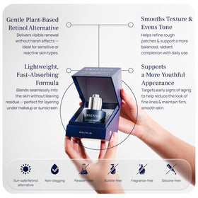 PUREANCE dropper dispensing a clear drop demonstrating precise application