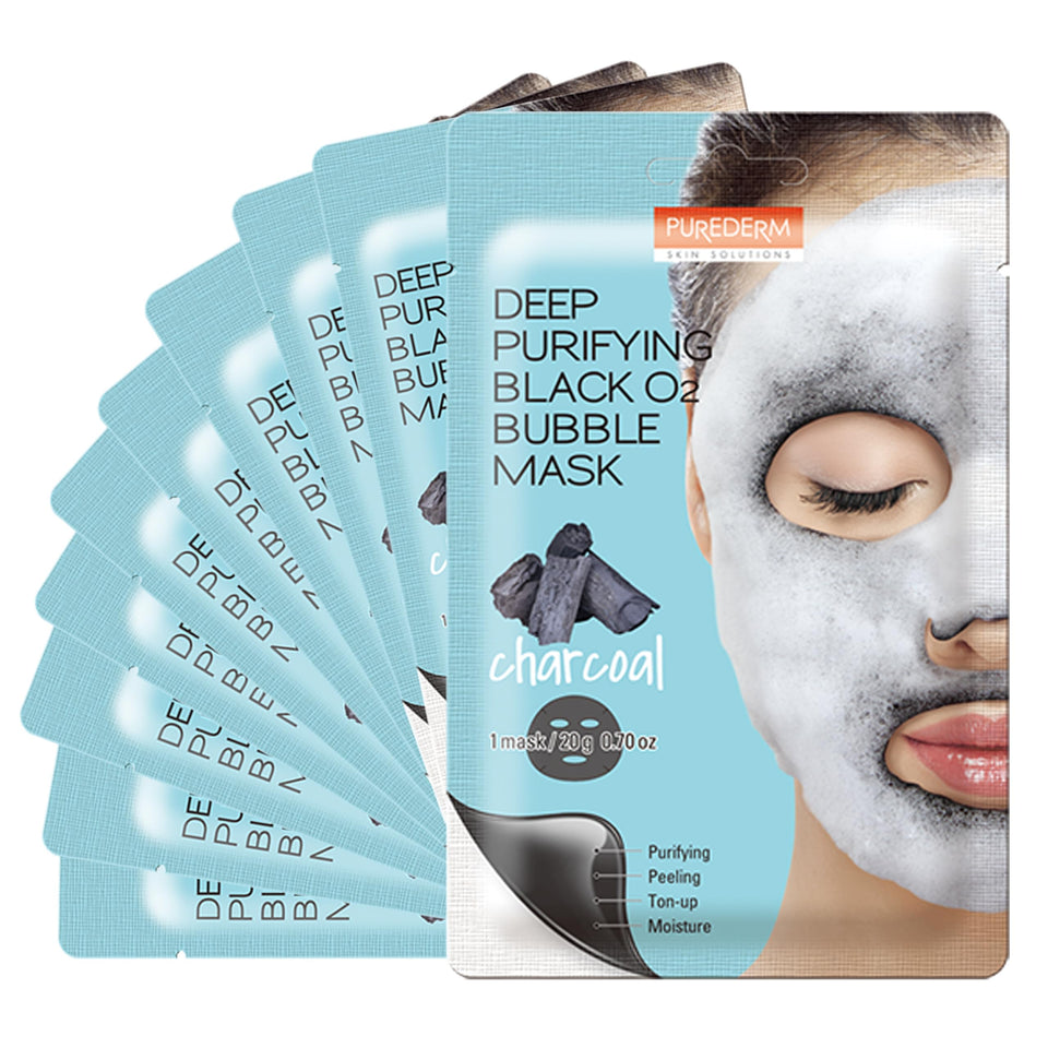 Purederm front packaging showing 10-pack and key benefits