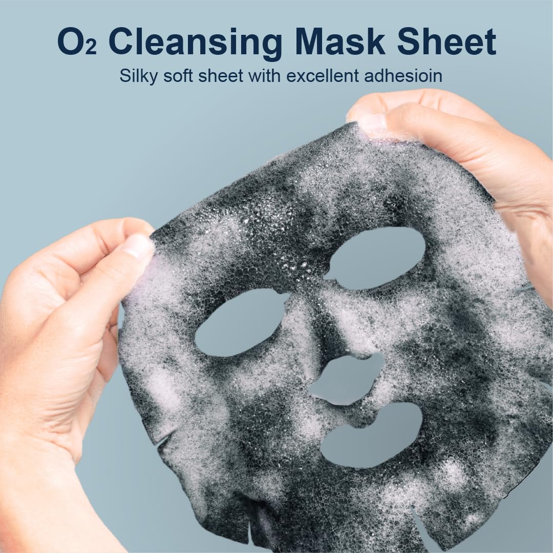 Purederm mask next to ruler showing individual sheet size for scale