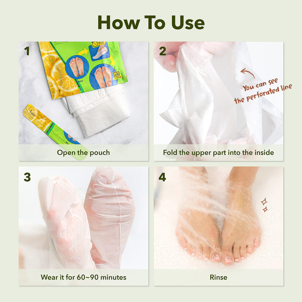 Purederm socks in use on feet while relaxing delivering convenient care