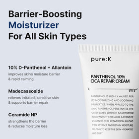 pure:K applied on hand demonstrating smooth finish and quick absorption benefit