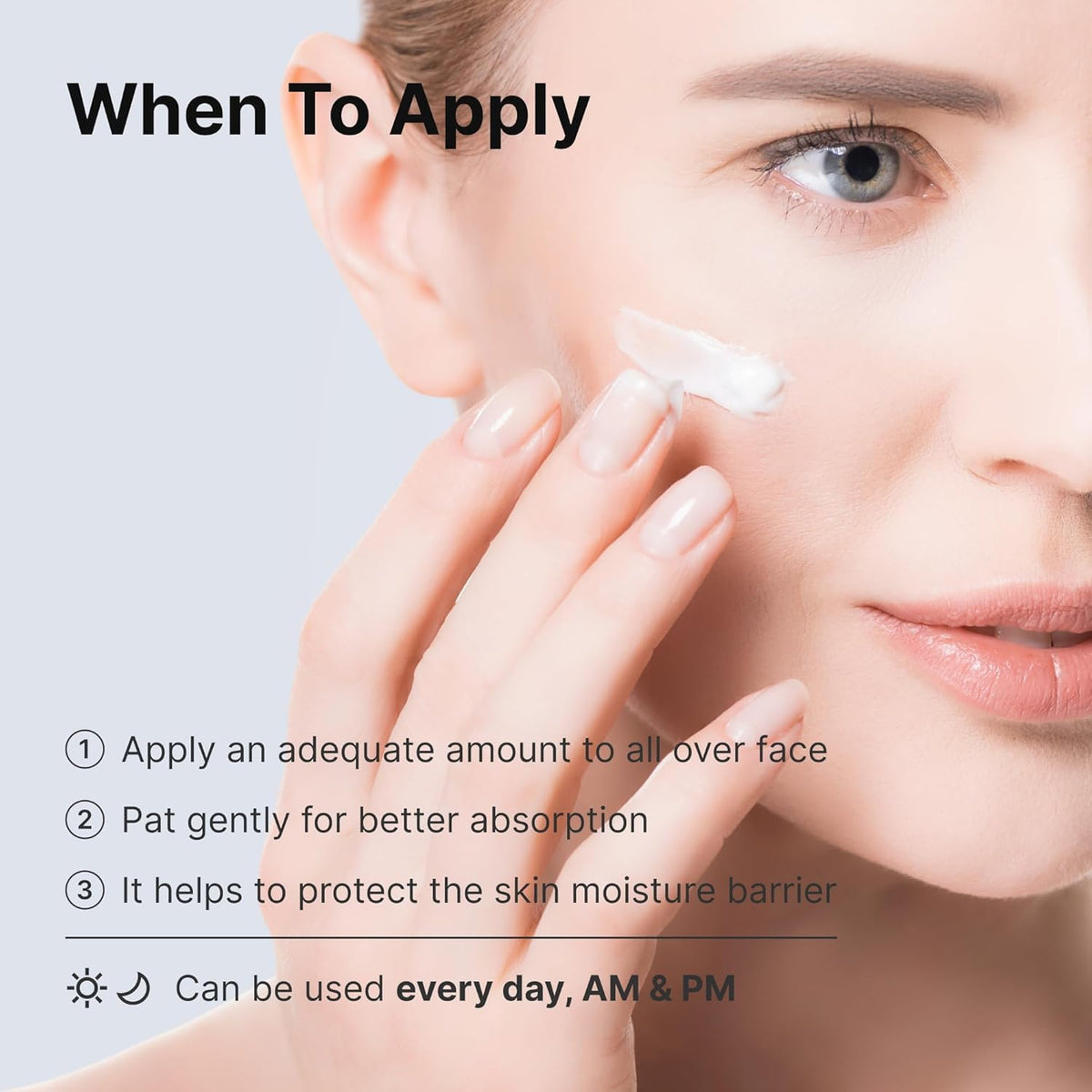 pure:K jar on bathroom counter as part of morning routine calming skin