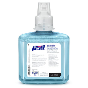 PURELL transparent 1200 mL cartridge displaying visible soap level advantage
