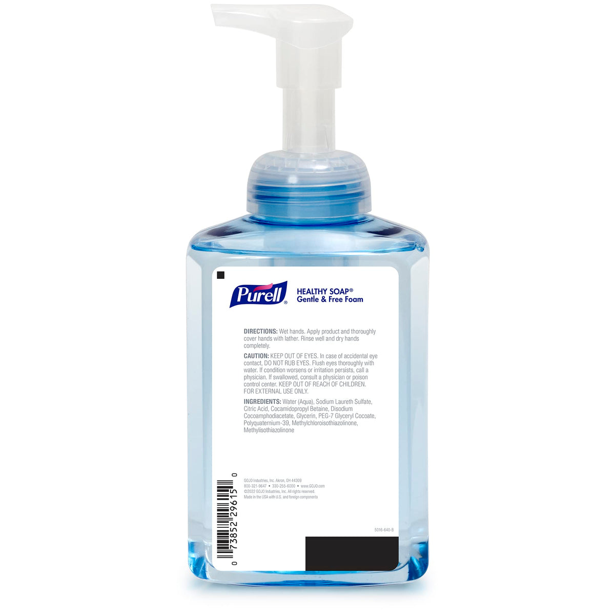 PURELL foam texture close-up showing gentle lather and soft feel