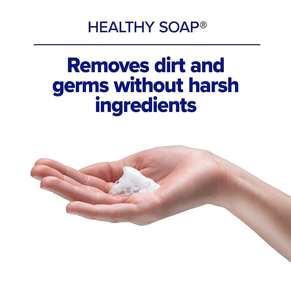PURELL foam texture detail demonstrating gentle lather and coverage