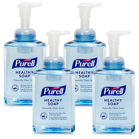 PURELL front packaging showing label and pack benefits for cleaner hands