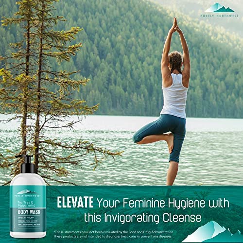 Purely Northwest lather on hand demonstrating rich foam and gentle cleansing benefit