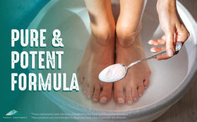 Purely Northwest Epsom salt texture close-up illustrating mineral-rich soak for softer skin